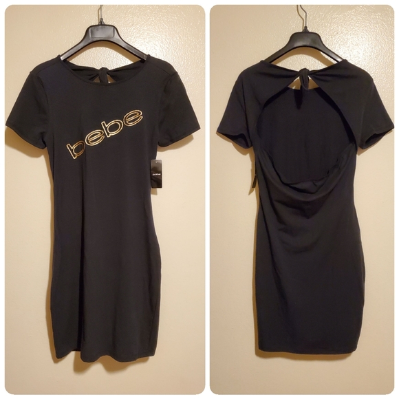 bebe t shirt dress